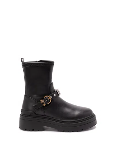 Pinko `mia 27` Ankle Boots In Black
