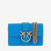 Pinko Micro Love One Simply Bag In Blue