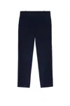 Pinko Tailored Trousers With Belt Loops And Pockets In Blue