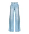 Pinko Mid-rise Wide-leg Jeans In Blue