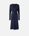 Pinko Armeni Midi Dress In Bleu Cérémonie