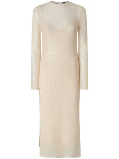 Pinko Midi Dress With Rear Teardrop Fastening