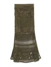 Pinko Jupe Longue Façon Crochet Fantaisie