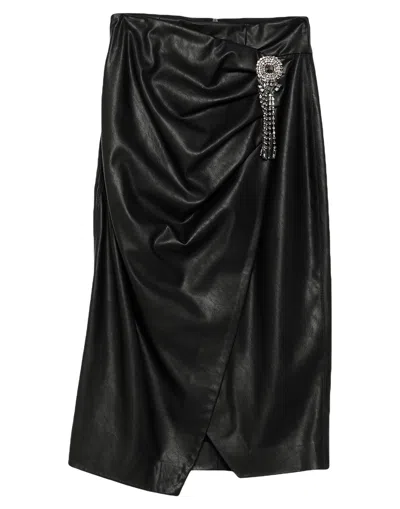 Pinko Midi Skirts In Black