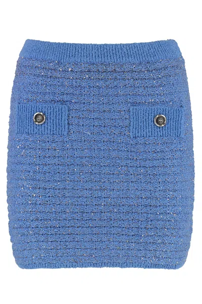 PINKO MILETTO KNITTED MINI SKIRT