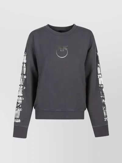 Pinko Mindelo Crew Neck Sweatshirt In Multi
