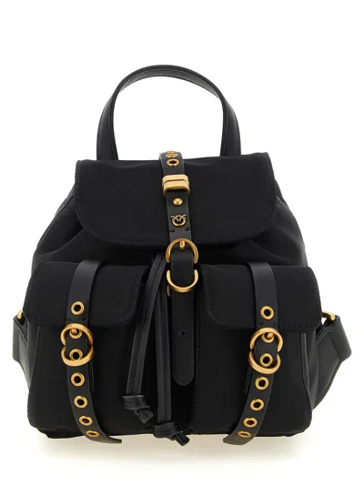 Pinko Mini Backpack In Black