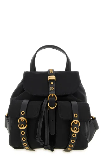 Pinko Mini Backpack In Black