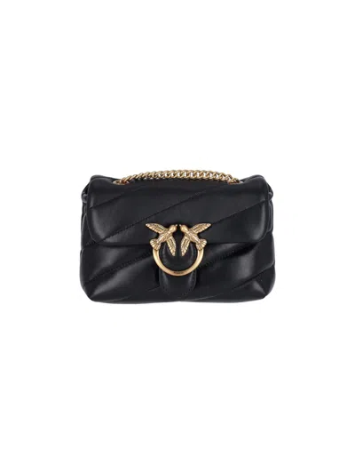 Pinko Mini Bag "baby Love Puff" In Black