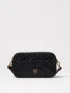 Pinko Mini Logo-debossed Cross Body Bag In Black