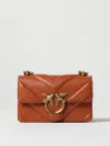 Pinko Mini Love One Crossbody Bag In Brown