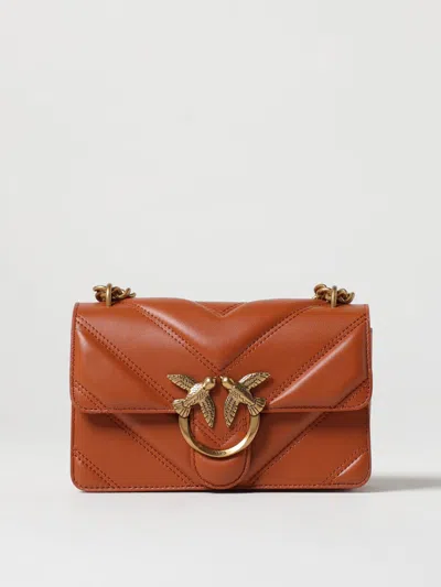 PINKO MINI BAG PINKO WOMAN COLOR BROWN,425492032