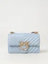 Pinko Mini Bag  Woman Color Gnawed Blue In 浅蓝色