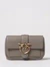 Pinko Mini Bag  Woman Color Leather In Gray