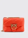 Pinko Classic Love Bag Puff Maxi Quilt In Red