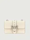 Pinko Love One Classic Crossbody Bag In White