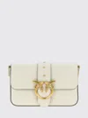 Pinko Love One Classic Slouchy Clutch In White