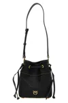 Pinko Mini Bucket Bag In Black
