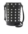 Pinko Mini Bucket Pelle  Strass In Black