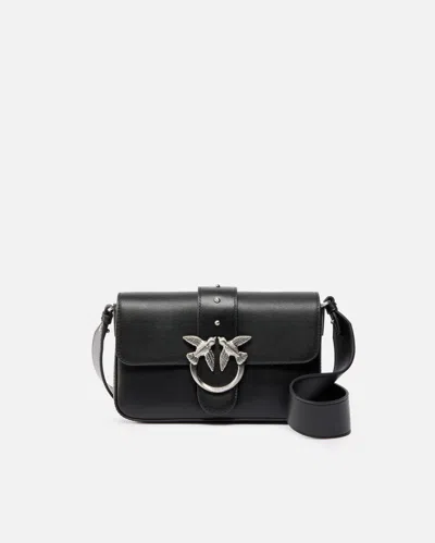 Pinko Mini Calfskin Shoulder Strap