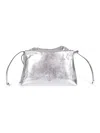 Pinko 'mini Clutch' Purse In Metallic