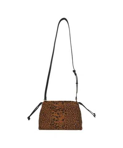 Pinko Mini Clutch With Animal Print In Pink