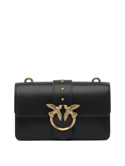 Pinko Mini Crossbody Handbag For Women In Black