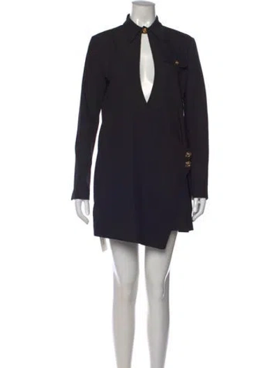 Pre-owned Pinko Mini Dress W/ Tags In Black