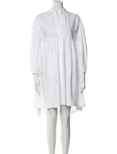 Pre-owned Pinko Mini Dress In White