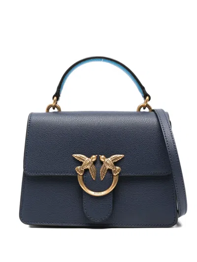 Pinko Mini Embellished Handbag In Blue