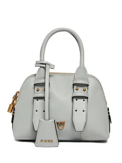 Pinko Mini Escape Tote Bag Mit Schloss In Gray