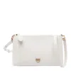 Pinko Mini Flat Horizontal Pochette In White