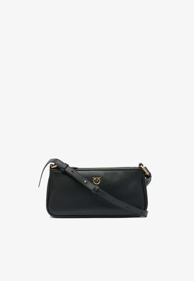 PINKO MINI HALF MOON BAGUETTE CROSSBODY BAG