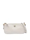 Pinko Mini Half Moon Baguette Crossbody Bag In White