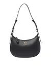 Pinko Mini Half Moon Shoulder Bag In Negro