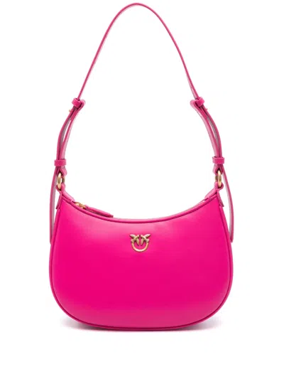 Pinko Mini Half Moon Shoulder Bag In Pink