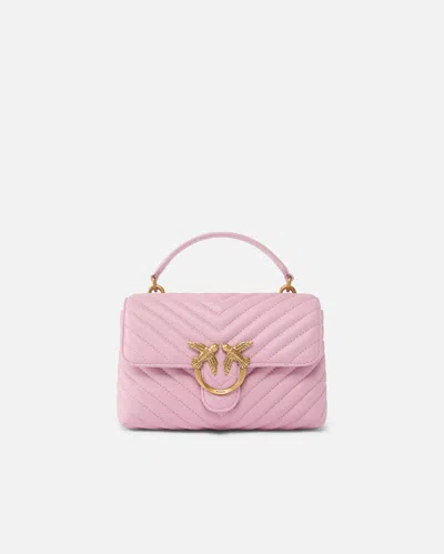 Pinko Love Lady Puff Mini Handbag In Pink