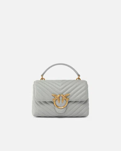Pinko Love Lady Puff Big Bag In Gray
