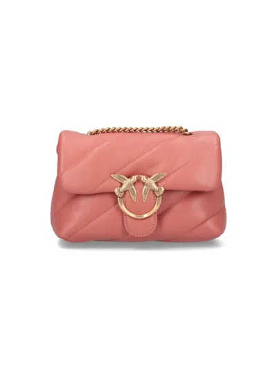 Pinko Mini Handbag With Quilted Nappa And Gold-tone Details
