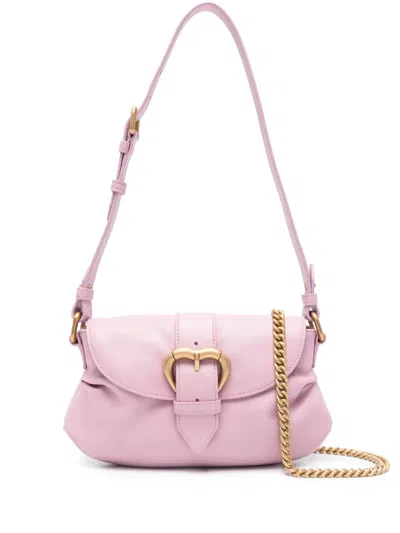 Pinko Mini Jolene Shoulder Bag In Purple