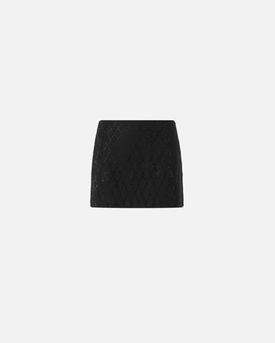 PINKO MINI-JUPE À STRASS