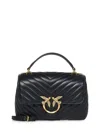 Pinko Mini Lady Love Bag Puff Chevron Handbag