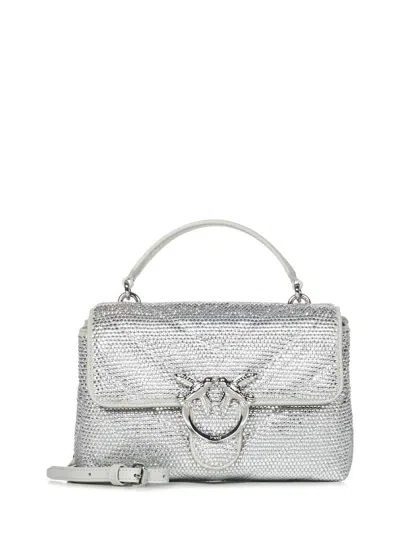 Pinko Mini Lady Love Bag Puff Chevron Handbag