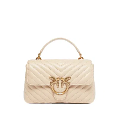 Pinko Mini Lady Love Tote Bag In Neutral
