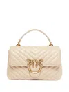 Pinko Mini Lady Love Tote Bag In Neutral
