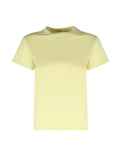 Pinko Mini Logo T-shirt In Yellow