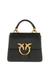 Pinko Mini Love Hand Bags Black In Black