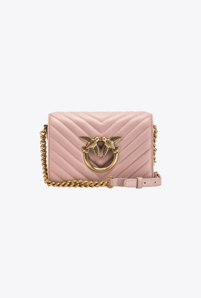 PINKO MINI LOVE BAG CLICK CHEVRON