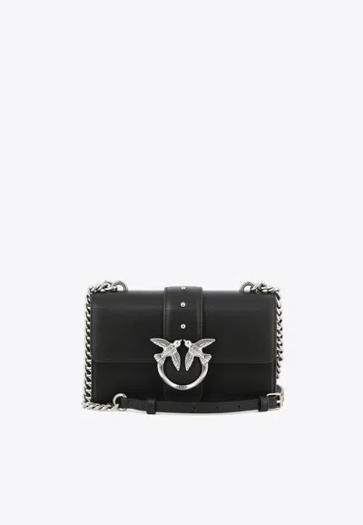 Pinko Mini Love Bag Leather Crossbody Bag