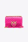 Pinko Classic Love One Shoulder Bag In Rose -or Antique